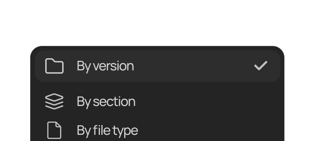Track every version without losing context